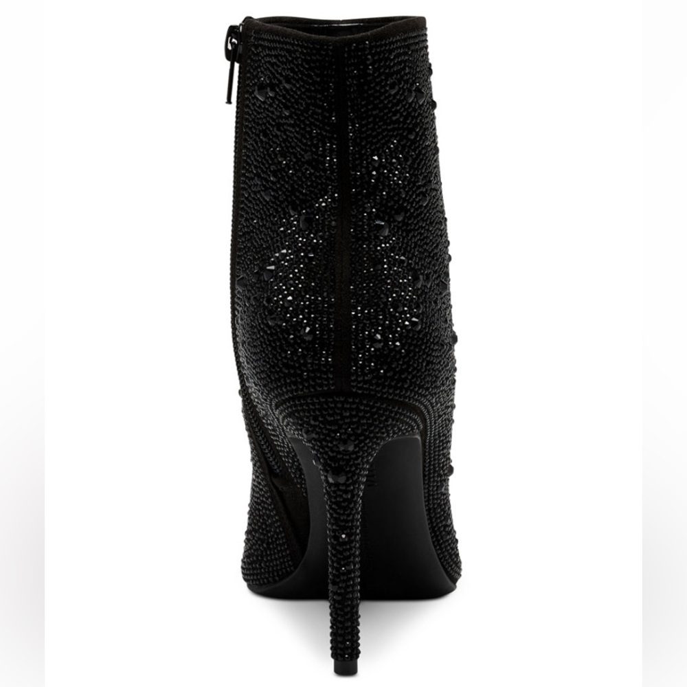 Black Rhinestone Booties - Picture 3 of 5